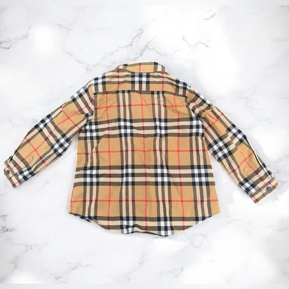 Burberry Check Cotton Shirt - Picture 2 of 3